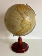Antieke, vintage TELL Globe,  wereldbol Prof. E. Imhof 1949, Gebruikt, ..., Ophalen of Verzenden, ...