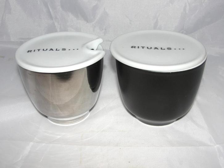 Rituals Handmade Tea Cups + Teatips, Huis en Inrichting, Keuken | Servies, Zo goed als nieuw, Kop(pen) en/of Schotel(s), Overige stijlen