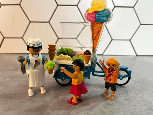 Playmobil 9426 IJsjesverkoper fietskar bakfiets ijssalon, Kinderen en Baby's, Speelgoed | Playmobil, Zo goed als nieuw, Ophalen of Verzenden