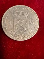 1 Gulden 1897 - Koningin Wilhelmina, 1 gulden, Zilver, Ophalen of Verzenden, Koningin Wilhelmina