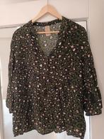 Groene blouse met luipaardprint - Maat xl, Maat 46/48 (XL) of groter, Ophalen of Verzenden, Zo goed als nieuw, C&A
