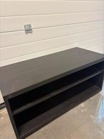 Zwart TV Meubel – Strak Model – Moet Weg, Gebruikt, 100 tot 150 cm, Eikenhout, Ophalen of Verzenden
