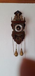Vintage klok met gewichten., Antiek en Kunst, Curiosa en Brocante, Ophalen
