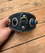 Whippet leren halsband zwart nieuw, Ophalen, Handgemaakt, Nieuw