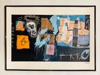 Jean Michel Basquiat : litho verkocht ingelijst, Ophalen of Verzenden