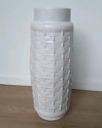 West Germany vaas, wit, 40cm, beschadigd, vanaf, Gebruikt, Wit, Aardewerk of Porselein, Ophalen of Verzenden