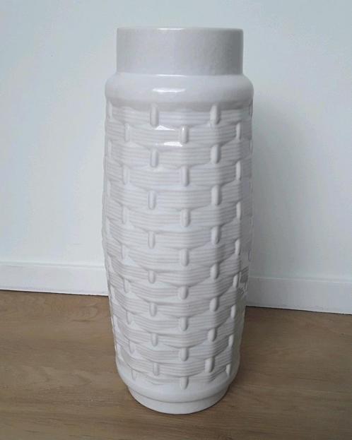 West Germany vaas, wit, 40cm, beschadigd, vanaf, Huis en Inrichting, Woonaccessoires | Vazen, Gebruikt, Wit, Minder dan 50 cm