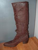 Attilio Giusti Leombruni bruine leren laarzen maat 37, Hoge laarzen, Attilio Giusti Leombruni, Bruin, Ophalen of Verzenden