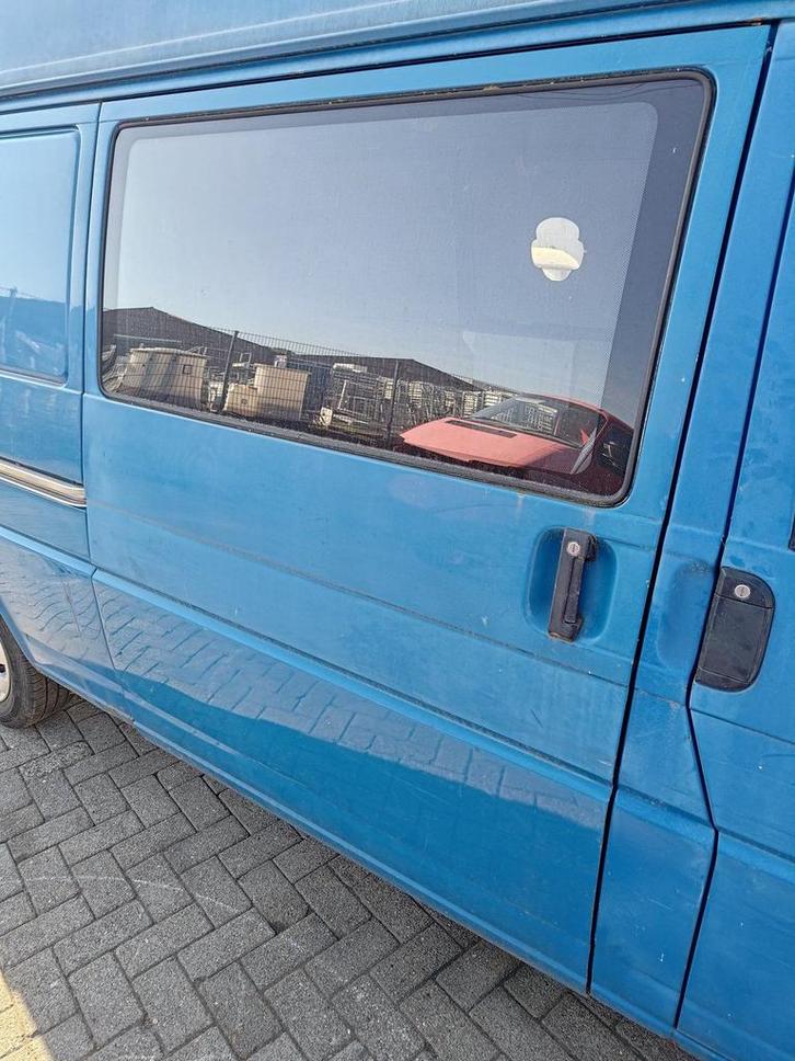 Schuifdeur transporter t4 Blauw L239, Auto-onderdelen, Carrosserie en Plaatwerk, Deur, Volkswagen, Gebruikt, Ophalen of Verzenden