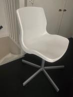 IKEA Bureaustoel met kunststof zitting, Huis en Inrichting, Bureaustoelen, Ophalen, Gebruikt, Wit, Bureaustoel