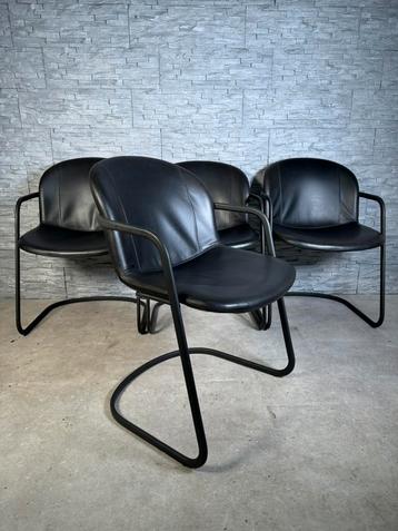 4 vintage Gastone Rinaldi design stoelen voor Thema Italy beschikbaar voor biedingen