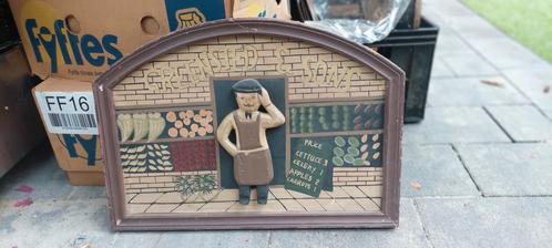 Vintage Groentewinkel Wanddecoratie, Antiek en Kunst, Antiek | Woonaccessoires, Ophalen of Verzenden