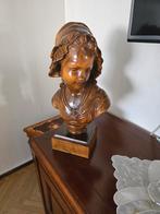 Houten Buste van Meisje, Ophalen of Verzenden