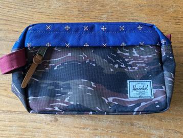 Herschel travel kit toilettas camo - blauw (nieuw) beschikbaar voor biedingen