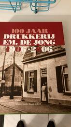 100 jaar drukkerij A.M. de Jong 1906 2006, Nieuw, Ophalen of Verzenden