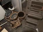 Rieten manden voor balkon, Tuin en Terras, Bloembakken en Plantenbakken, Ophalen, Gebruikt, Minder dan 30 cm, Minder dan 60 cm