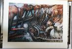 2 x H.G. Giger, Martin Schwarz litho. Zeer goede staat!, Antiek en Kunst, Kunst | Litho's en Zeefdrukken, Ophalen of Verzenden