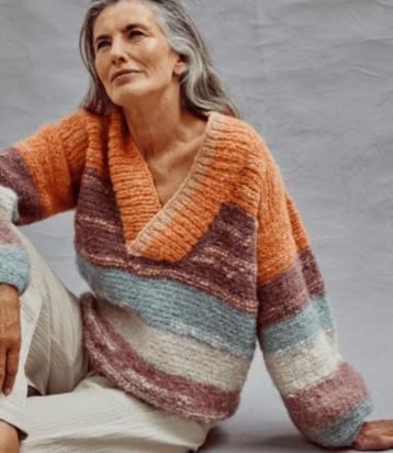 NIEUW met kaartje INTI prachtige handmade trui mt L als M beschikbaar voor biedingen