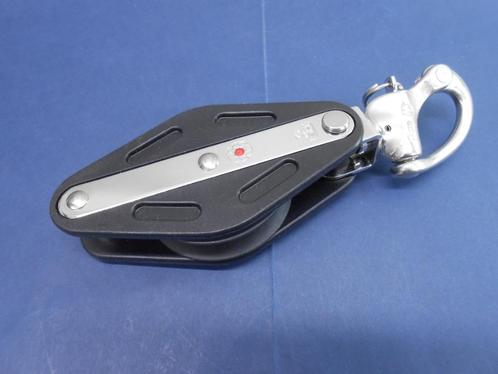 Blok, Katrol, Enkelschijfs snapsluiting kogelgelagerd 12 mm, Watersport en Boten, Accessoires en Onderhoud, Nieuw, Lijn of Blok