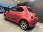 Fiat 500 1.2 Lounge Pano-dak AUTOMAAT NL NAP Leder Barbie gi, Euro 5, Gebruikt, 1242 cc, Origineel Nederlands