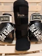 Kickboks Set: Scheenbeschermers.MAAT S & Handschoenen MAAT 8, Gebruikt, Overige, Vechtsportbescherming, Ophalen of Verzenden