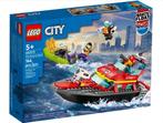 Lego City 60373 Reddingsboot Brand NIEUW in Doos, Nieuw, Complete set, Ophalen of Verzenden, Lego