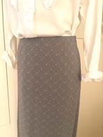 Maxi rok 40 L College grijs wit / lila zwart beige, Ophalen of Verzenden, Zo goed als nieuw, Maat 38/40 (M), Onder de knie