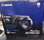 Canon powershot  sx740 hs 40x zoom 125gb tasje accus, Ophalen of Verzenden, Zo goed als nieuw, Canon, 8 keer of meer