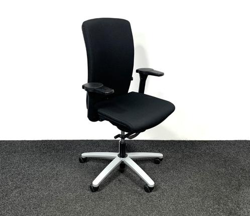 Refurbished König Neurath Bureaustoel Zwart, Huis en Inrichting, Bureaustoelen, Gebruikt, Zwart, Ophalen