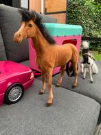 Steffi Love Mercedes + Paardentrailer, Kinderen en Baby's, Speelgoed | Poppen, Gebruikt, Ophalen