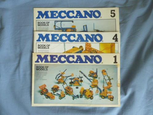 Meccano Instructie Boekjes - 3 stuks, Antiek en Kunst, Antiek | Speelgoed, Ophalen of Verzenden