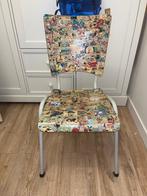 Stoel Donald Duck strip, Huis en Inrichting, Stoelen, Ophalen, Overige kleuren, Ouderwetse stevige stoel, Zo goed als nieuw