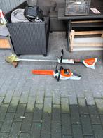 Stihl MSA120C Kettingzaag + Stihl FSA57 Kantjesmaaier, Tuin en Terras, Hand-tuingereedschap, Ophalen of Verzenden, Zo goed als nieuw