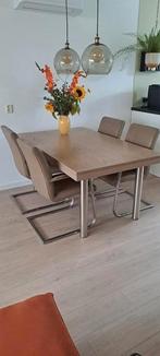 Eettafel, eetkamer stoelen, tv kast,bergkast, salontafel, Ophalen