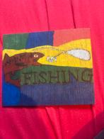 Houten decoratie - Vissen, Ophalen, Gebruikt