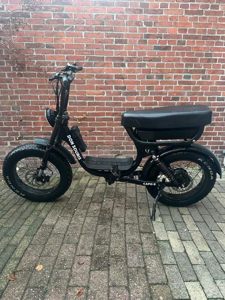 Fatbike Don Souris Capo Premium - Matte Black, Fietsen en Brommers, Elektrische fietsen, Gebruikt, Overige merken, 51 tot 55 cm