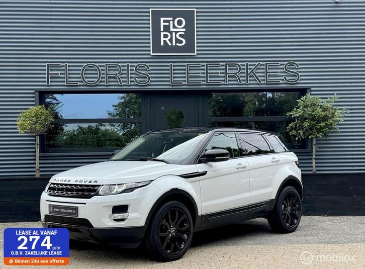 Range Rover Evoque | 2.0 Si 4WD | Led | Zwart Leer | 2012, Auto's, Land Rover, Bedrijf, Te koop, 4x4, ABS, Airbags, Airconditioning