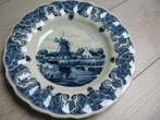 Delfts blauw molen bord gemerkt gaaf mooie rand €12.50, Antiek en Kunst, Antiek | Wandborden en Tegels, Ophalen of Verzenden