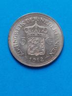 Gouden 5 Gulden 1912, Verzenden, 5 gulden, Goud, Koningin Wilhelmina