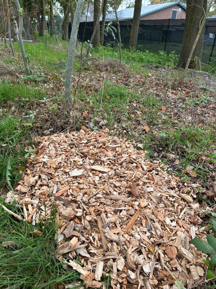 Prachtige A+ kwaliteit houtsnippers fractie 10/40, Tuin en Terras, Grind, Keien en Split, Ophalen