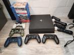 PS4 pro 1tb + VR, Ophalen of Verzenden, Met 3 controllers of meer, Zo goed als nieuw, 1 TB