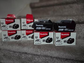 Makita accu 18V 5ah & 6ah - in originele verpakking! OP=OP! beschikbaar voor biedingen