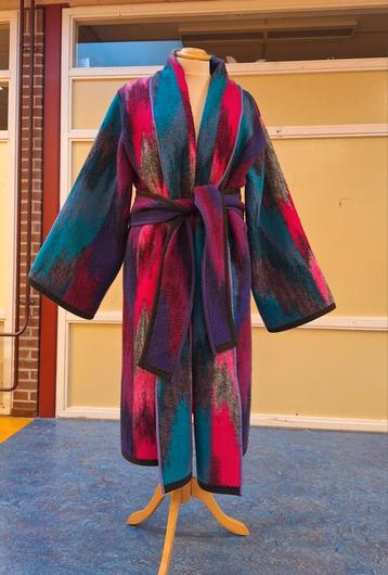handgemaakte kimono dekenjas vintage space age 70s retro  beschikbaar voor biedingen
