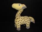 HEMA GIRAFFE VELOURS GEEL MET GRIJZE STIPPEN OP HET LIJFJE N, Nieuw, Ophalen of Verzenden