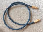 Hoge kwaliteit antennekabel met vergulde pluggen (circa 1m), Ophalen of Verzenden, Zo goed als nieuw, Minder dan 2 meter, Tv-kabel