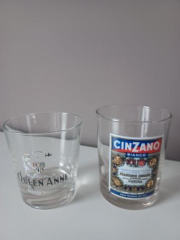 Vintage glazen verschillende merken