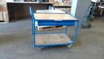 Transportkar blauw 800 x 600 x 1000 mm, Ophalen, Gebruikt