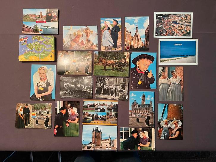 Collectie Zeeland Ansichtkaarten, Verzamelen, Ansichtkaarten | Buitenland, Ongelopen, Spanje, 1960 tot 1980, Ophalen of Verzenden
