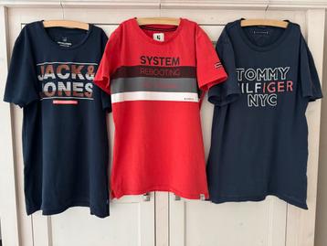 T-shirt set jongen : Jack&Jones, Garcia, Tommy Hilfiger 164 beschikbaar voor biedingen