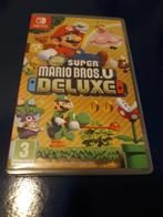 New Super Mario Bros. U Deluxe, Ophalen of Verzenden, Zo goed als nieuw, Platform, 3 spelers of meer